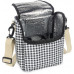Bolsa térmica I love vichy negro de Walking Mum